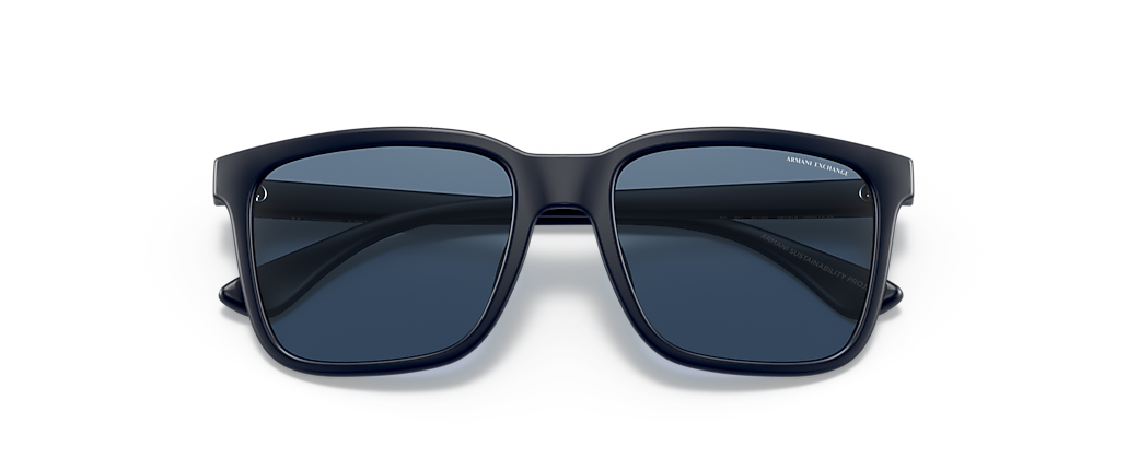 Armani Exchange AX4112SU Dark Matt Blue Sunglasses