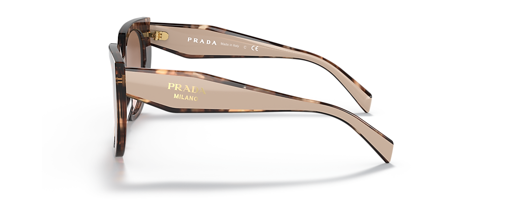 Prada PR 14WSF Caramel Tortoise/Powder Sunglasses