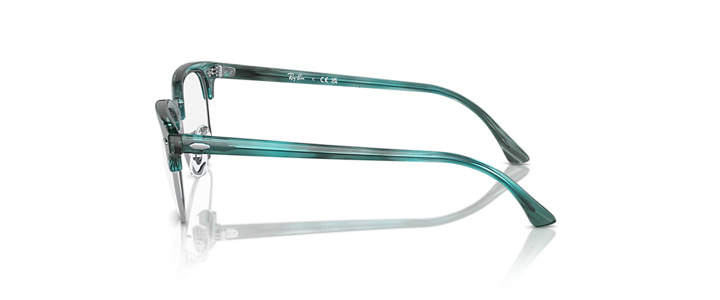 Ray-Ban RB5154 Clubmaster Optics Striped Green Frames