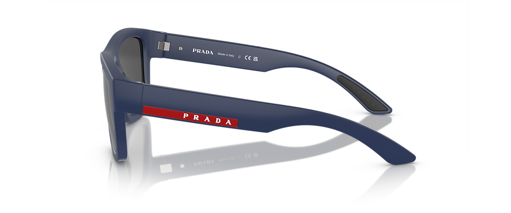 Prada Linea Rossa PS 01ZS Blue Rubber Sunglasses
