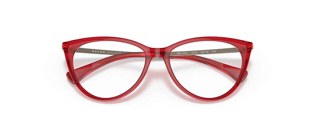 Ralph RA7131 Shiny Transparent Red Frames