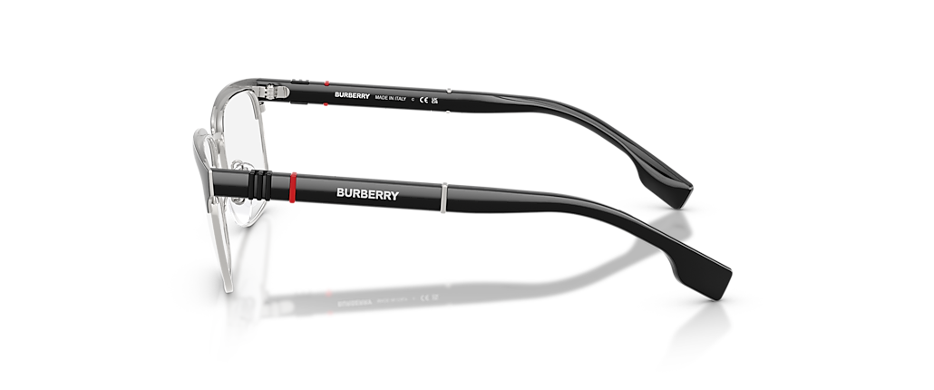 Burberry BE1348 Alba Silver/Matte Black Frames