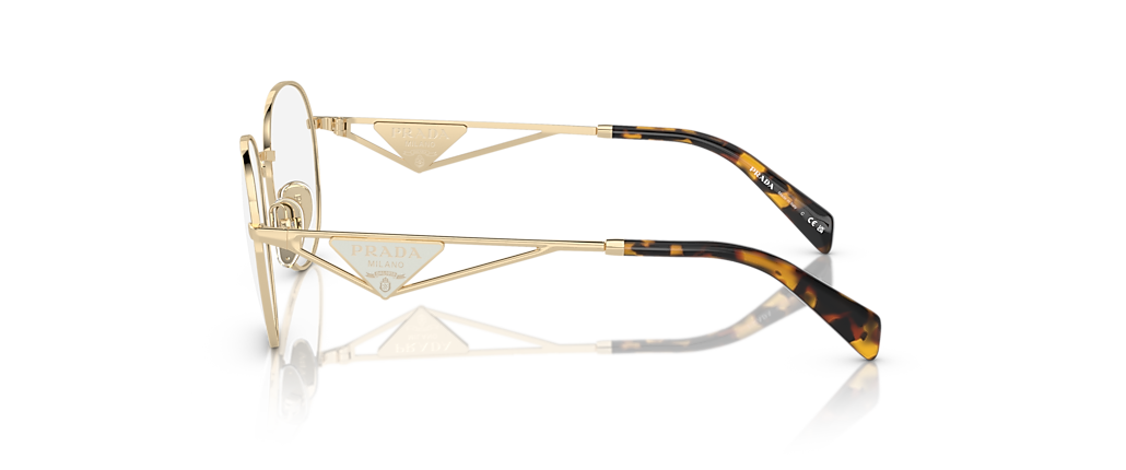 Prada PR A50V Pale Gold Frames
