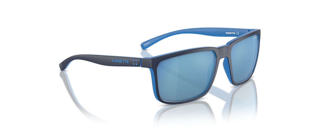 Arnette AN4251 Stripe Matte Top Navy On Light Blue Sunglasses