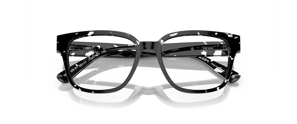 Prada PR A09VF Havana Black Transparent Frames