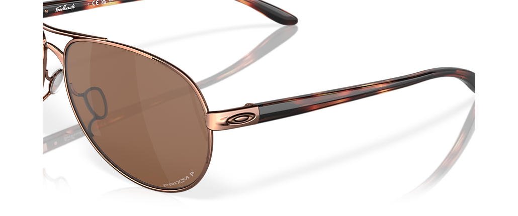 Oakley OO4079 Feedback Rose Gold Sunglasses