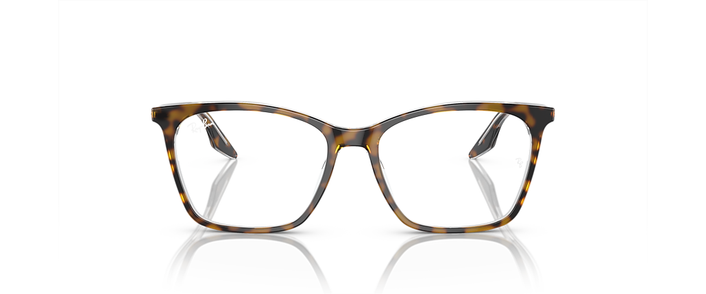 Ray-Ban RB5422 Optics Havana On Transparent Frames