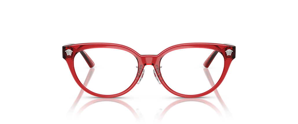 Versace VE3370D Red Transparent Frames