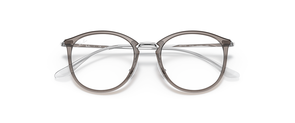 Ray-Ban RB7140 Optics Transparent Grey Frames