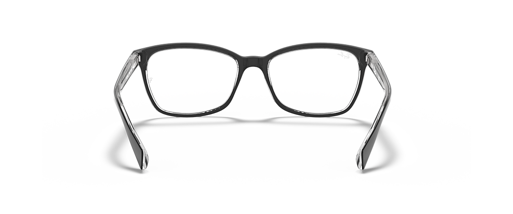 Ray-Ban RB5362 Optics Black On Transparent Frames