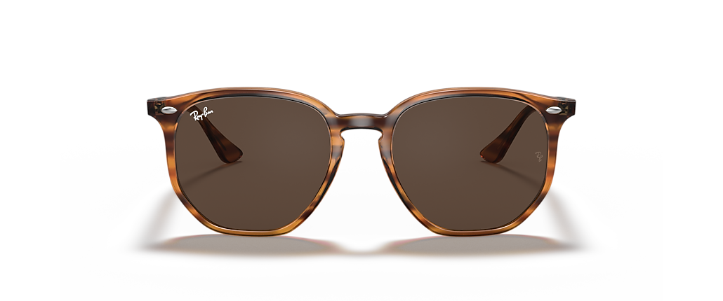 Ray-Ban RB4306 Striped Red Havana Sunglasses