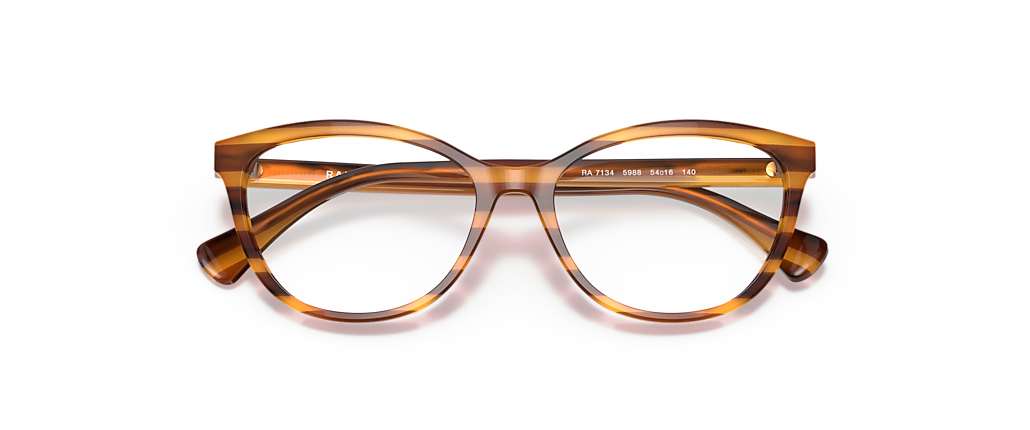 Ralph RA7134 Striped Brown Frames