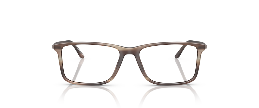 Giorgio Armani AR7261F Matt Stripped Brown Frames