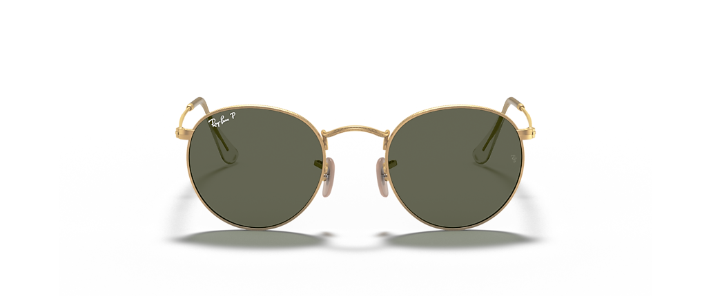 Ray-Ban RB3447 Round Metal Gold Sunglasses
