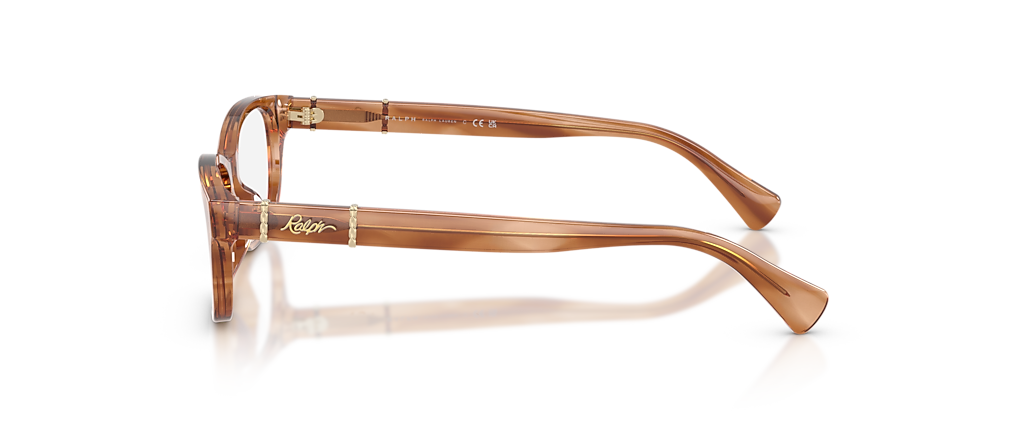 Ralph RA7201U Striped Brown Frames