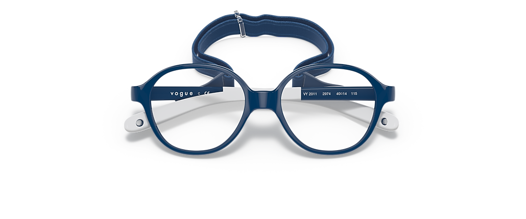 Vogue Eyewear VY2011 Blue On Rubber Cream Frames