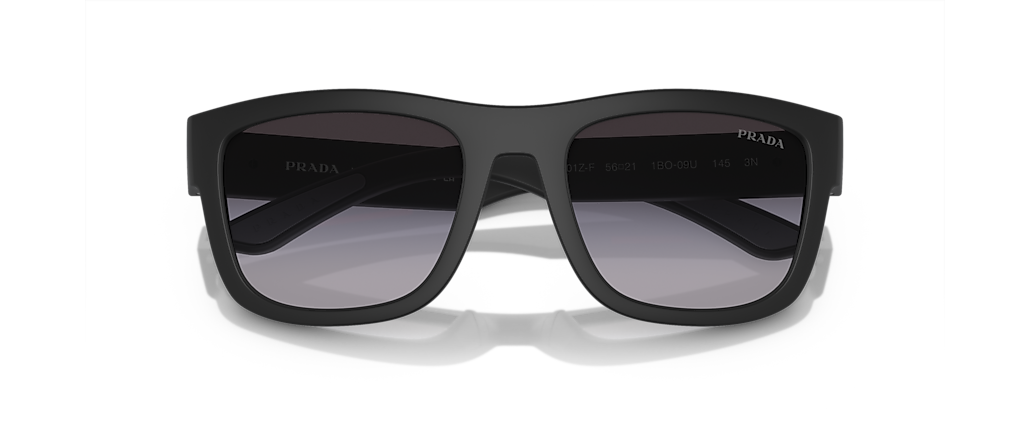 Prada Linea Rossa PS 01ZSF Matte Black Sunglasses