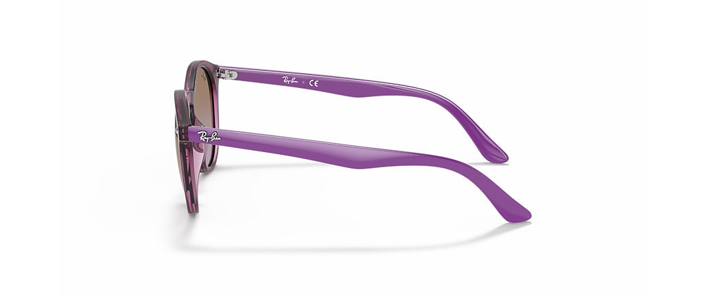 Ray-Ban RB9064S Kids Transparent Fuxia Sunglasses