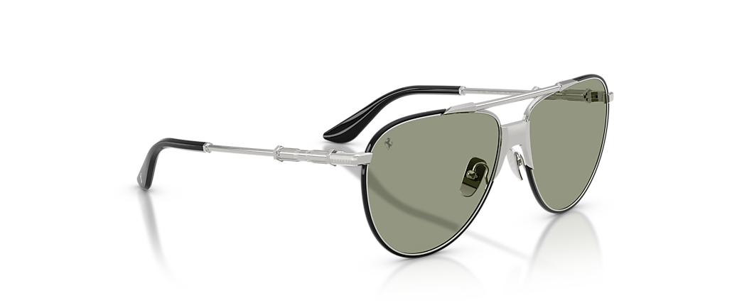 Ferrari FH1039J Silver Shiny Sunglasses