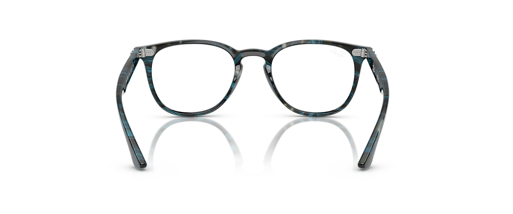 Ray-Ban RB7159F RB7159 Optics Transparent Fantasy Brown & Yellow Frames