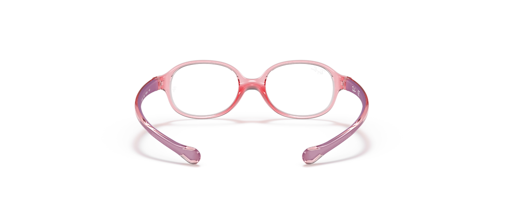 Ray-Ban RB1587 Optics Kids Transparent Light Red Frames