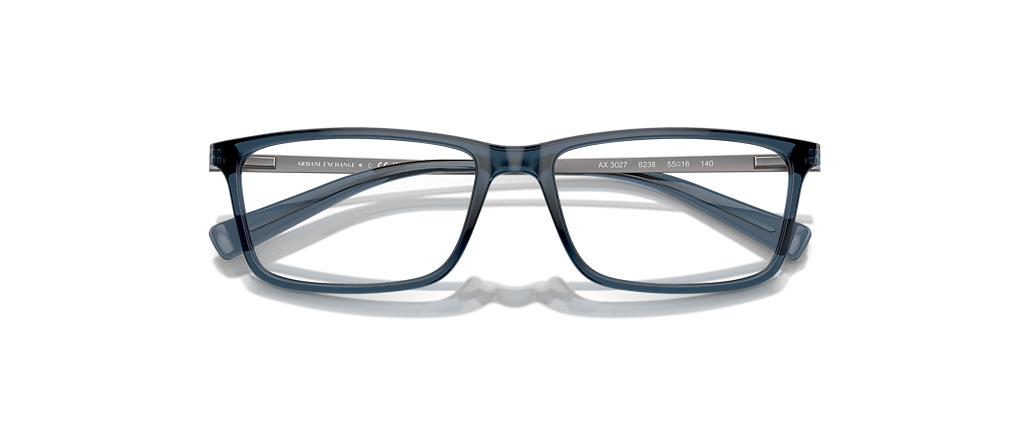 Armani Exchange AX3027 Transparent Blue Frames