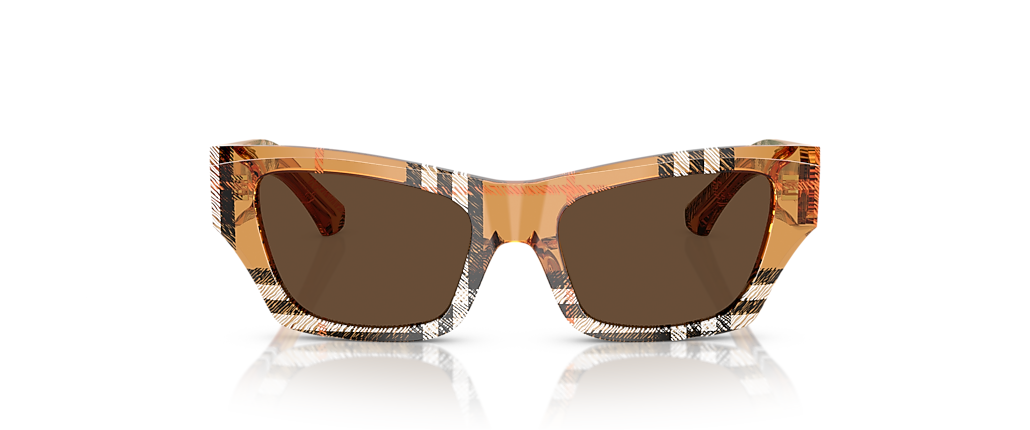 Burberry BE4441U Check Sand Sunglasses