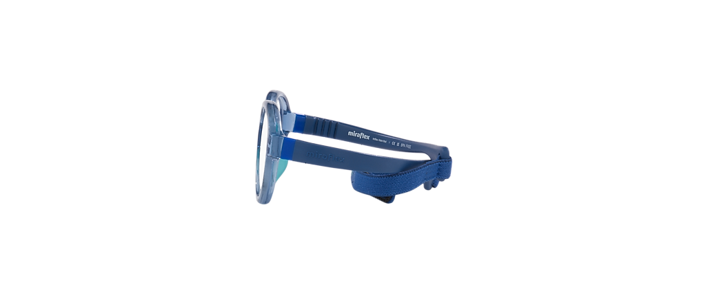 Miraflex MF4028 Translucent Blue/Rubber Blue Frames