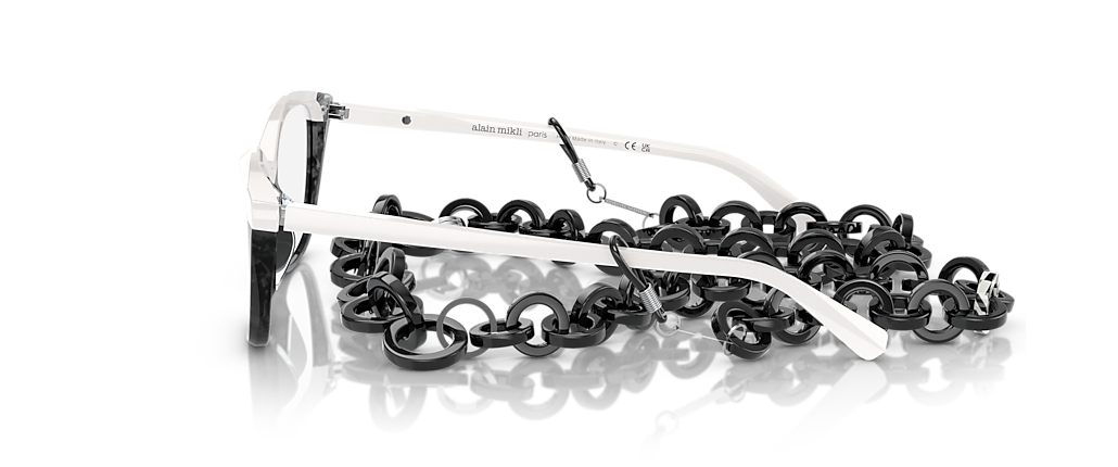 Alain Mikli A03154 Cleophee 2 Noir Mikli/White Frames
