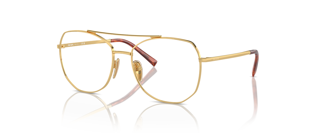 Prada PR A58V Gold Frames