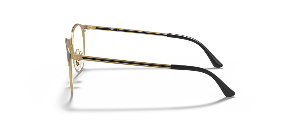 Ray-Ban RB6375 Optics Black On Gold Frames