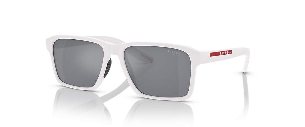 Prada Linea Rossa PS 05YS White Rubber Sunglasses