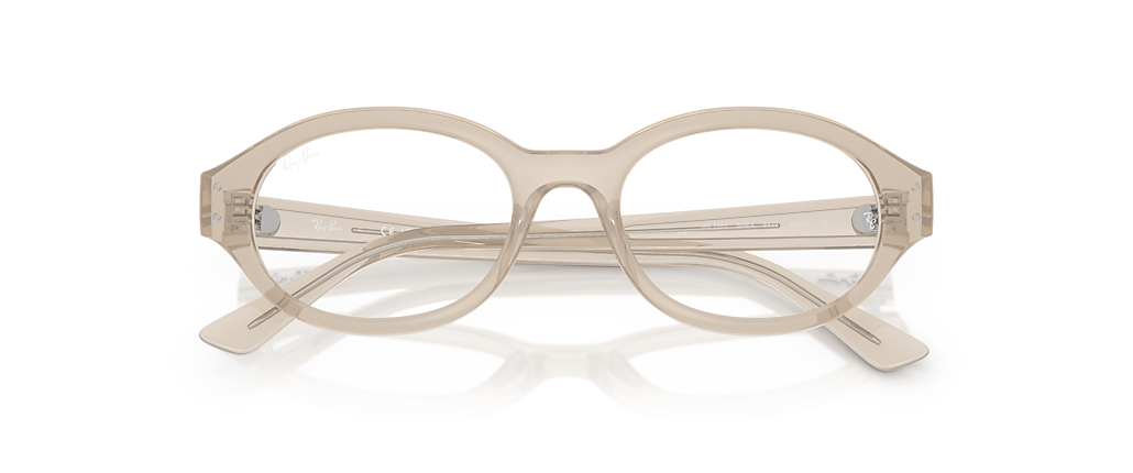 Ray-Ban RB7257 Shilo Optics Bio-Based Cloudy Warm White Frames