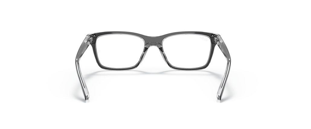 Ray-Ban RB1536 Optics Kids Black On Transparent Frames