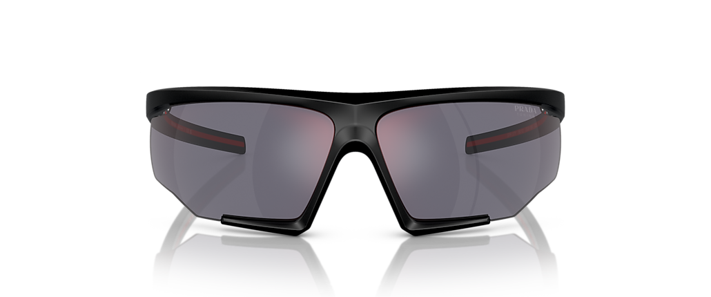 Prada Linea Rossa PS 07YS Black Rubber Sunglasses