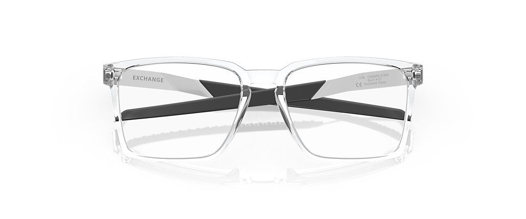 Oakley OX8055 Exchange Polished Clear Frames