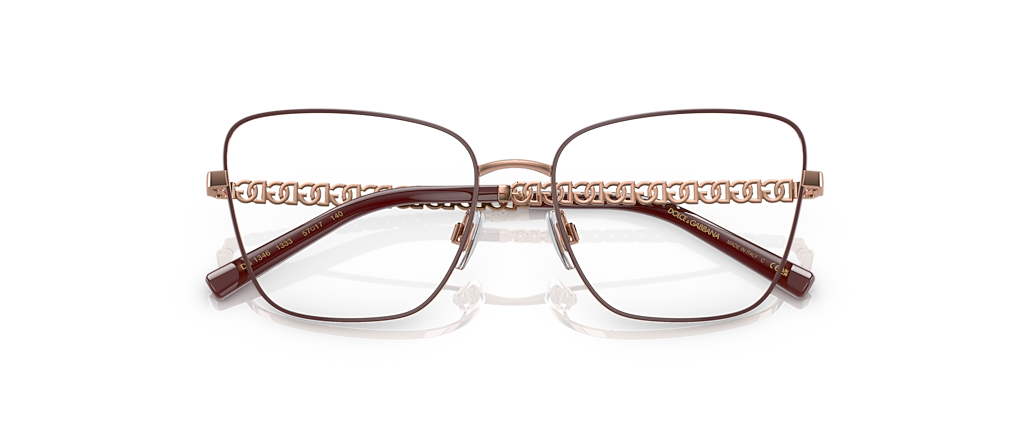 Dolce&Gabbana DG1346 Pink Gold/Matte Bordeaux Frames