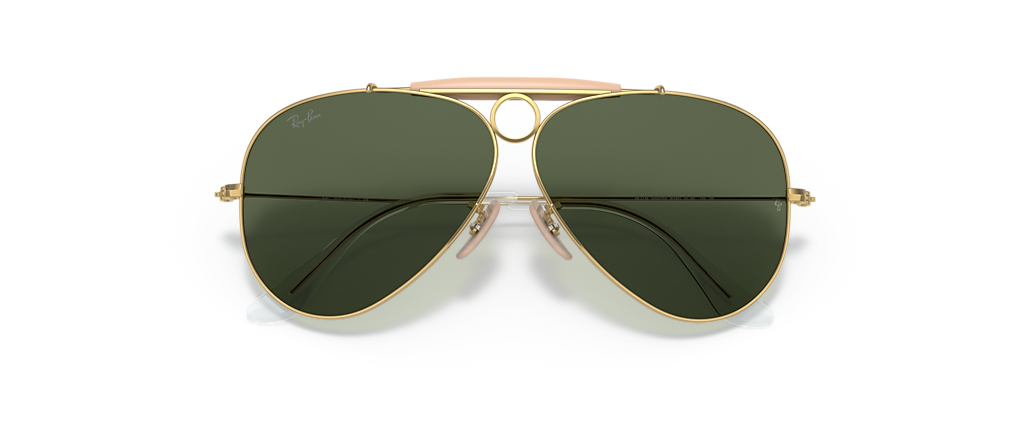 Ray-Ban RB3138 Shooter | Aviation Collection Arista Gold Sunglasses