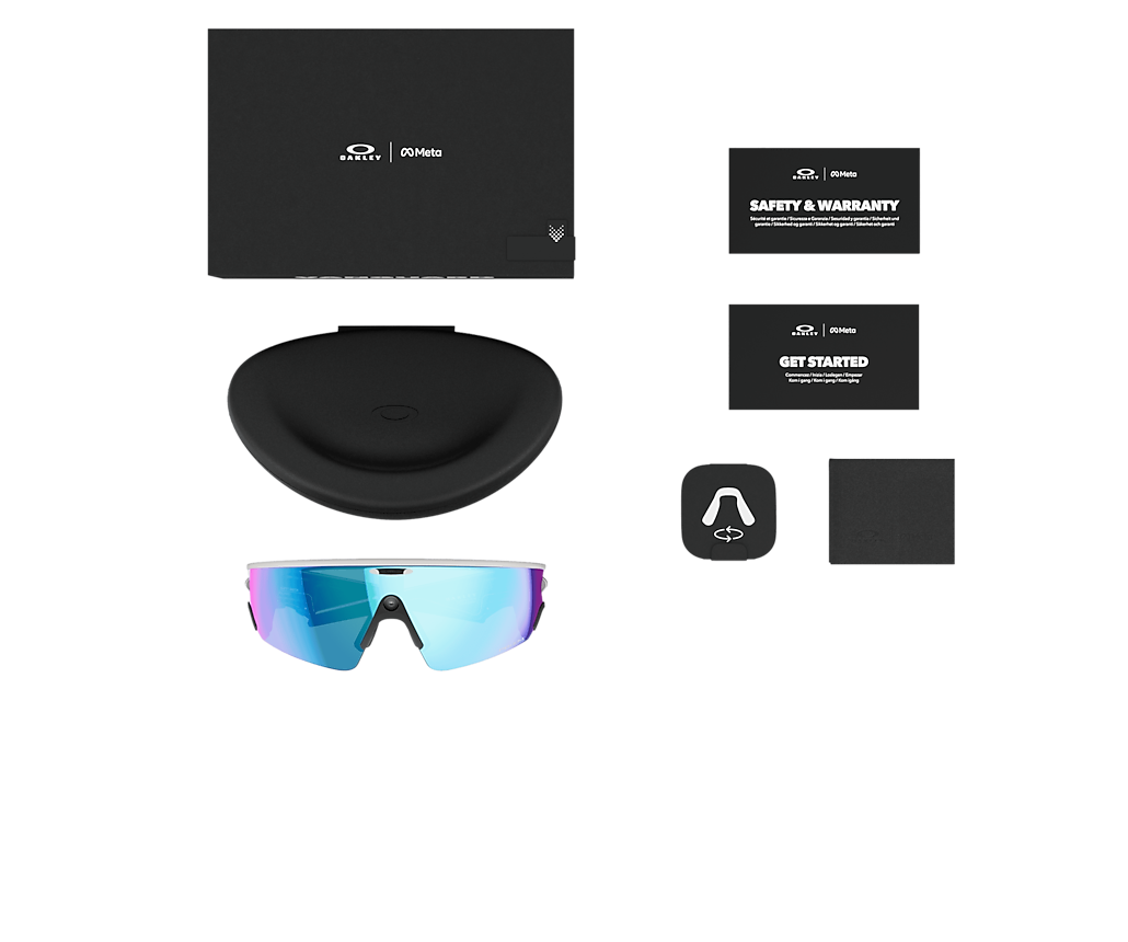 Oakley Oakley Meta Vanguard White Ray-Ban Meta Smart Glasses