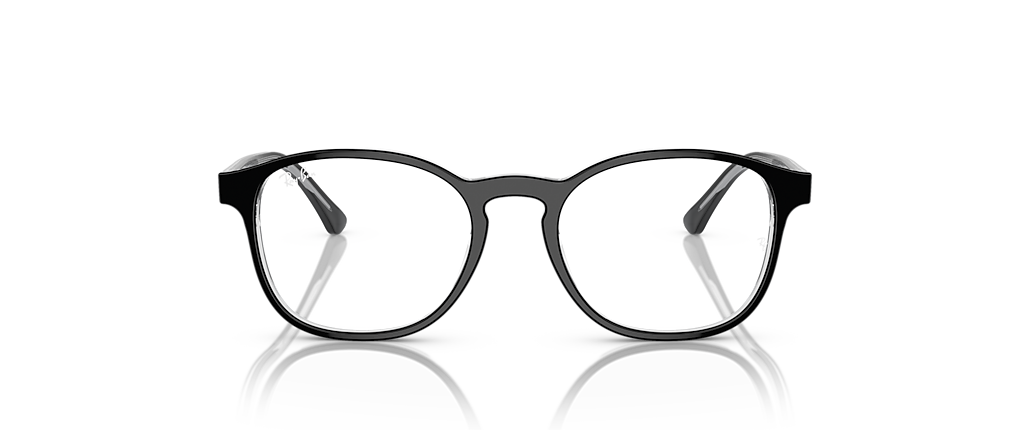 Ray-Ban RB5417 Optics Black On Transparent Frames