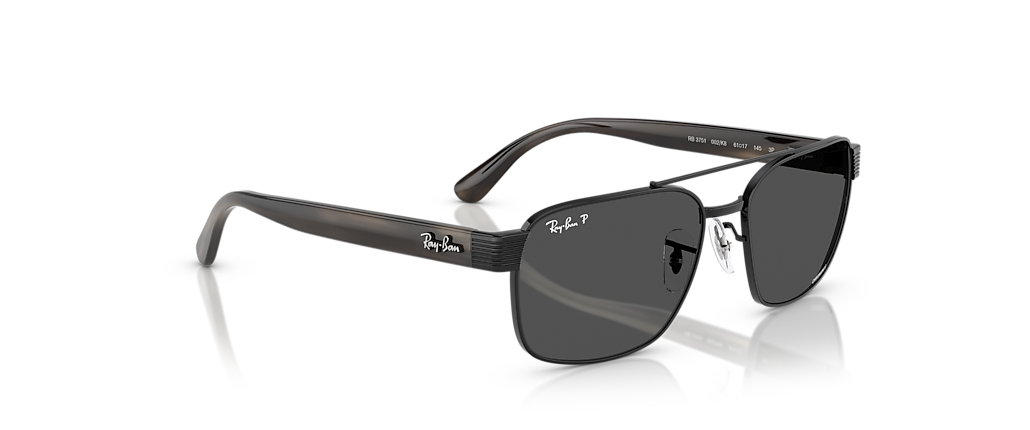 Ray-Ban RB3751CH RB3751 Polarized+ Lenses Black Sunglasses
