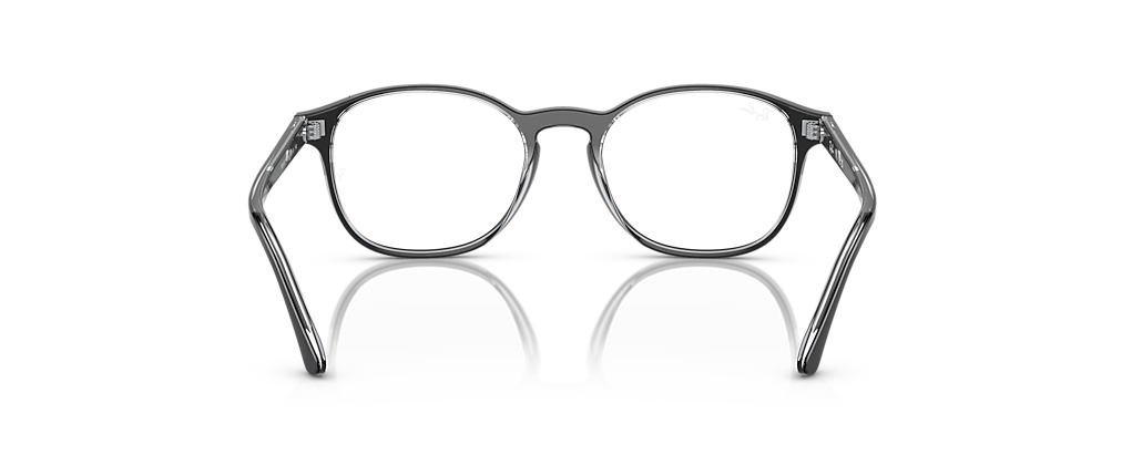 Ray-Ban RB5417 Optics Black On Transparent Frames
