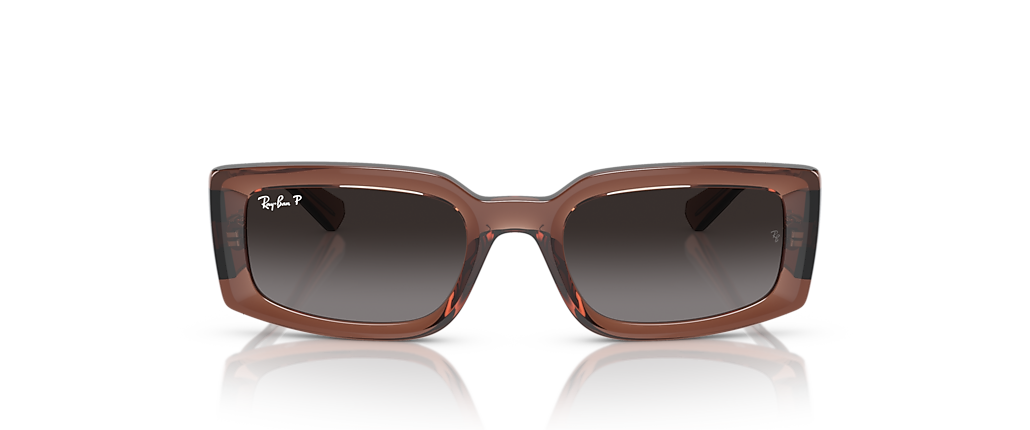 Ray-Ban RB4395 Kiliane Bio-Based Transparent Brown Sunglasses