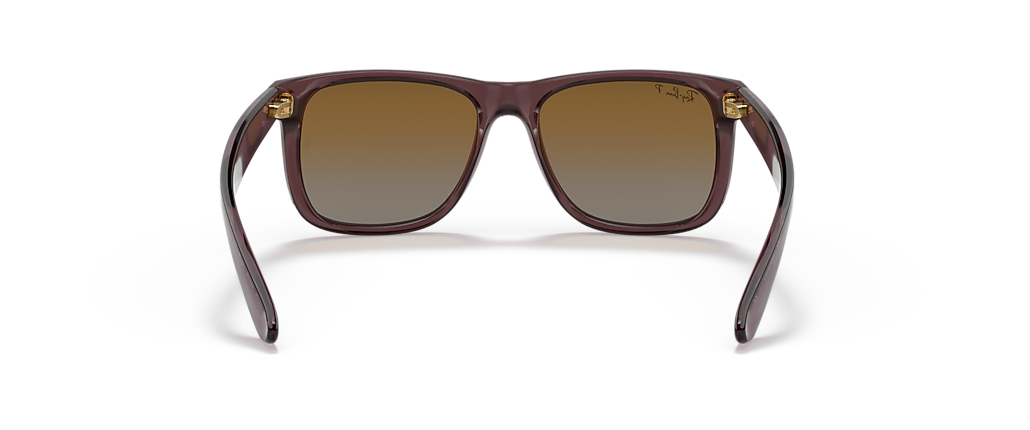 Ray-Ban RB4165 Justin Classic Transparent Dark Brown Sunglasses