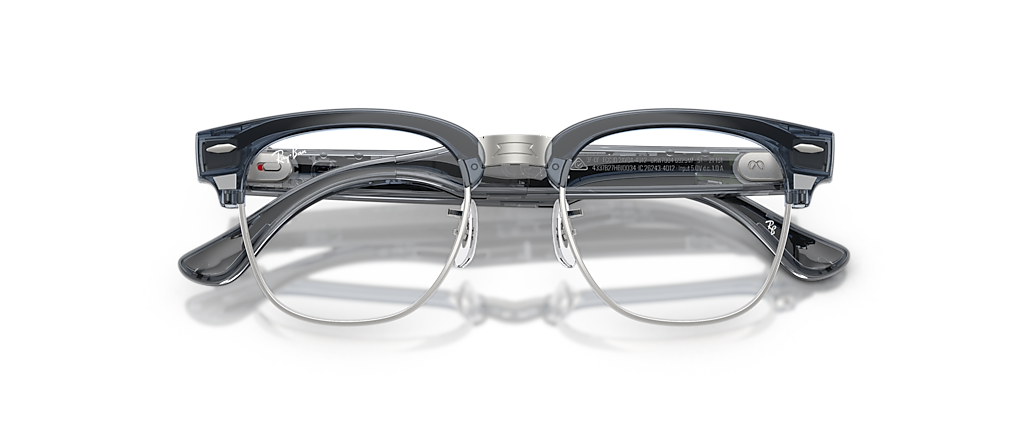 Ray-Ban Ray-Ban Meta Audio Clubmaster Transparent Sky Blue Ray-Ban Meta Smart Glasses