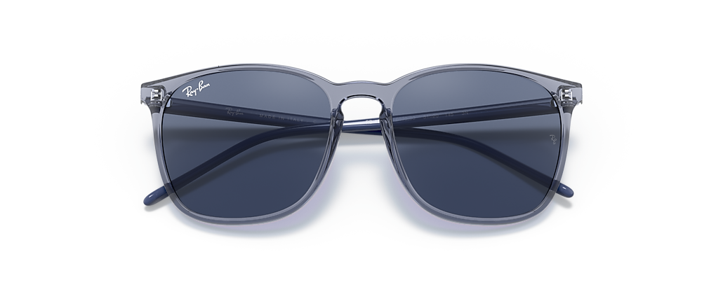 Ray-Ban RB4387 Transparent Blue Sunglasses
