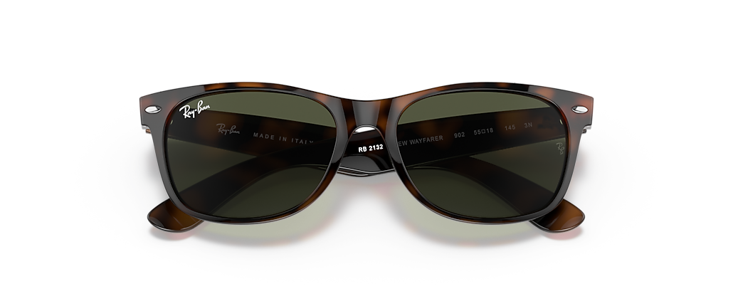 Ray-Ban RB2132 New Wayfarer Classic Tortoise Sunglasses