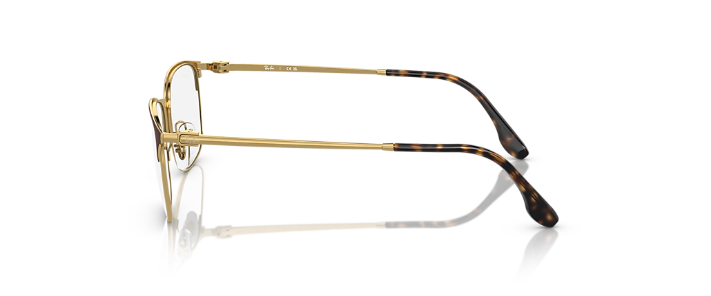 Ray-Ban RB6494 Optics Havana On Gold Frames