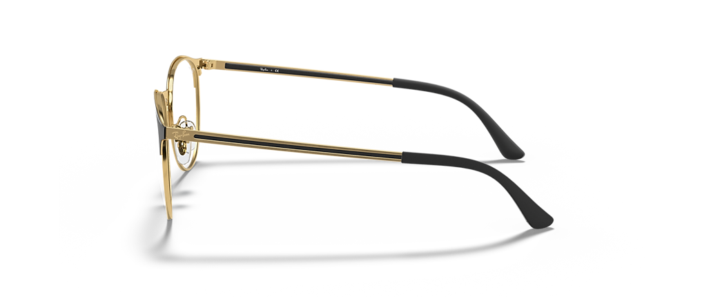 Ray-Ban RB6375 Optics Black On Gold Frames