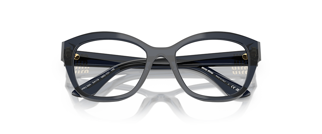 Miu Miu MU 05XV Blue Transparent Frames